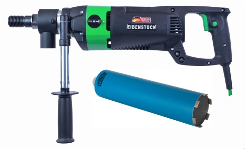 Wiertnica EIBENSTOCK ESD 162 z mikro udarem + Korona Tyrolit 62x450