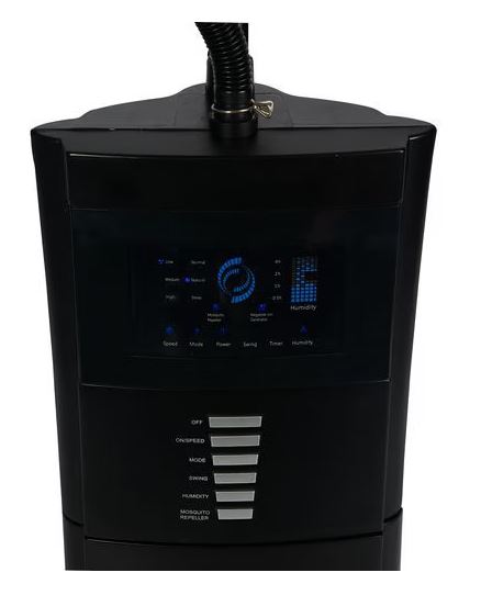 Mobilny wentylator stojakowy z nawilżaczem, 40 cm, 100 W - obrazek 3